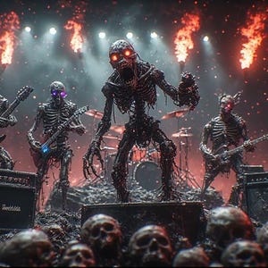 Creepy 3D Horror Band Video Templates + AI Prompts Bundle (Digital Download) image 5