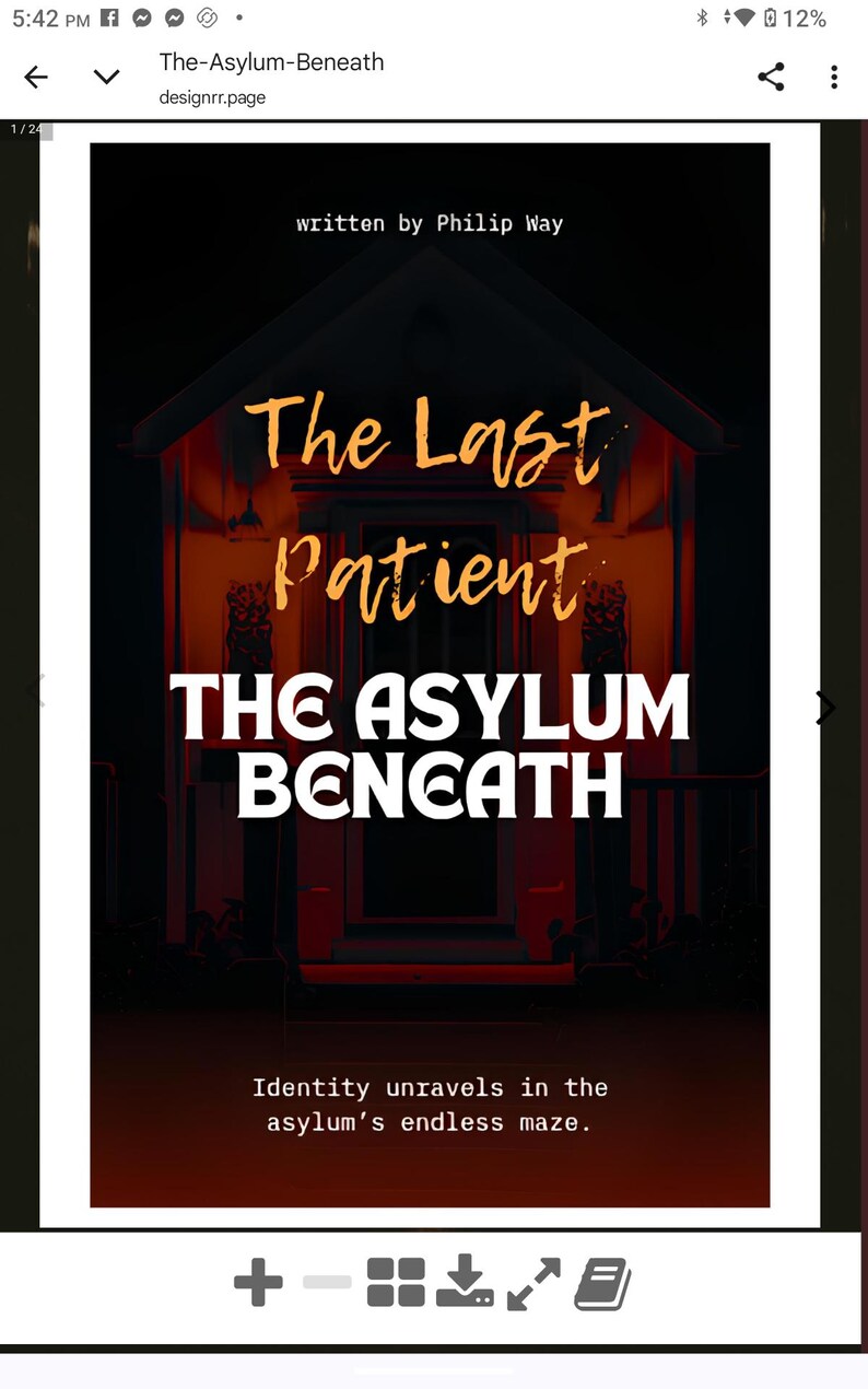 The Asylum Beneath – 14 kapitel psykologisk skräckmysteriethriller e-bok – Digital blädderbok – MRR bild 3