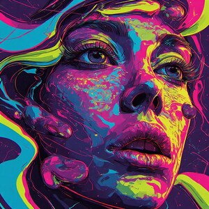 102 16K 3D Pop Art Women Portraits | Gallery in a Box™ (PLR Rights) image 14