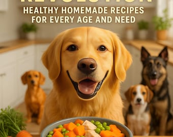 The Dog Food Revolution | Healthy Homemade Dog Recipes eBook and Digital Flipbook| Resell, Rebrand & Profit | Full Private Label Rights