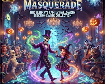 Midnight Masquerade | Family Halloween Electro-Swing Album & 18-Track Kit (Master Resell Rights Included)