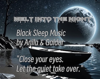 Melt Into The Night 3D Black Sleep Soundtrack med bilder och återförsäljningsrättigheter