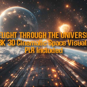 8K 3D-rymdbilder | Filmuniversum, PLR (digital nedladdning) bild 1