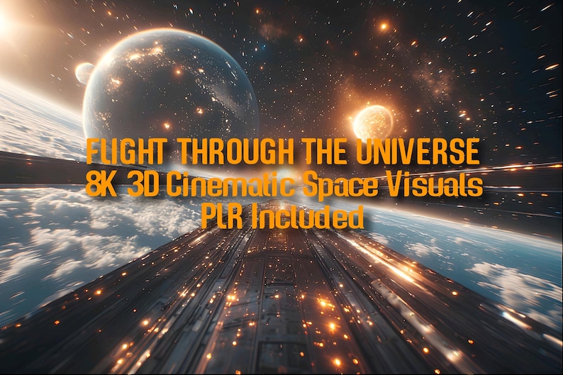 8K 3D-rymdbilder | Filmuniversum, PLR (digital nedladdning) bild 1