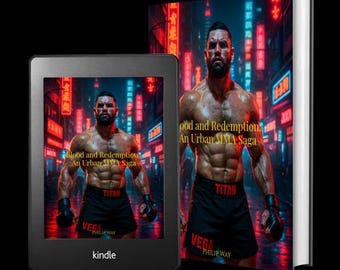 Urban MMA Saga eBook – Blood and Redemption, Signed 8K 3D Poster (Digital Download)