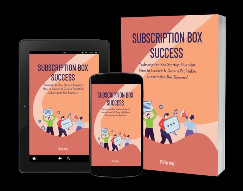 Prenumerationsbox PLR-paket – E-bok, nedladdningssida, 40 reklambilder – Kit med digitala återförsäljningsrättigheter bild 4