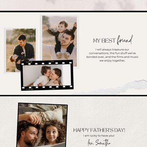 Regalo de última hora para el Día del Padre: Vídeo editable en Canva para papá + Derechos PLR - Descarga instantánea imagen 5