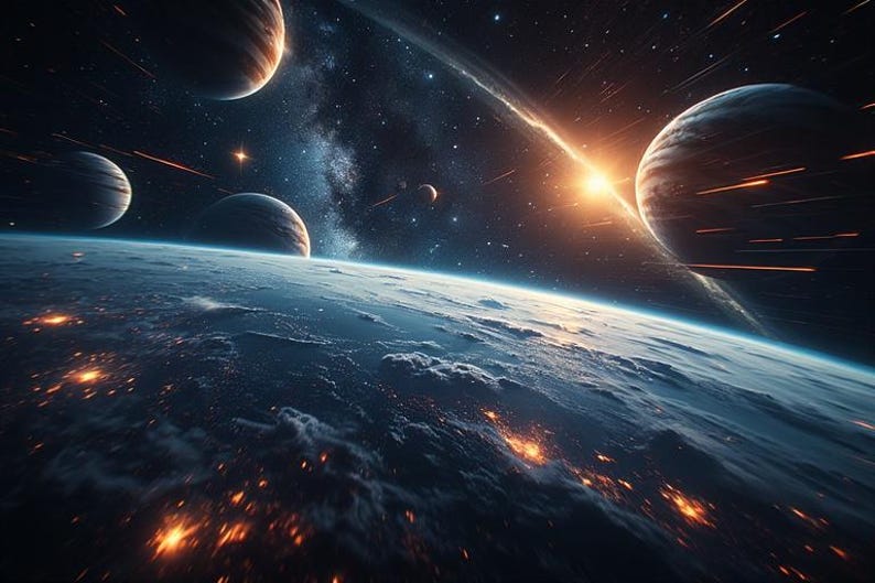 8K 3D-rymdbilder | Filmuniversum, PLR (digital nedladdning) bild 20