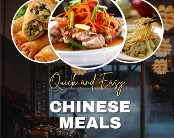 Chinese Meals eBook: Quick & Easy Recipes, PLR License (PDF + Flipbook)