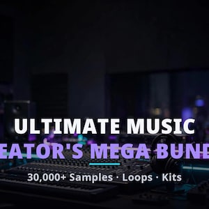 Ultimat musikskapares megapaket | 30 000+ royaltyfria samplingar, loopar och kit – PLR/MRR/Återförsäljning