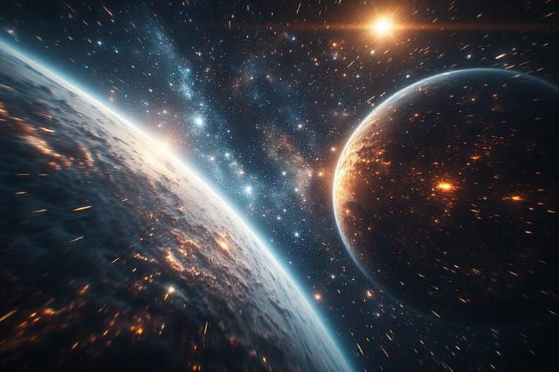 8K 3D-rymdbilder | Filmuniversum, PLR (digital nedladdning) bild 3