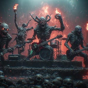 Creepy 3D Horror Band Video Templates + AI Prompts Bundle (Digital Download) image 9