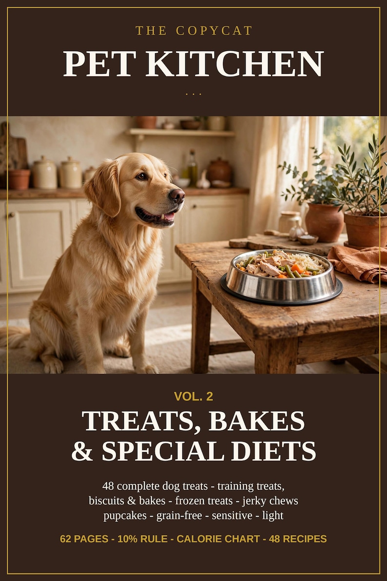 The Copycat Pet Kitchen Vol. 2 — Treats, Bakes and Special Diets | 48 Homemade Dog Treat Recipes: Training Treats, Biscuits and Pupcakes image 1