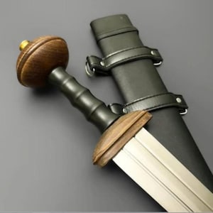 Custom Handmade Carbon Steel Roman Gladius Hunting Sword | Special Anniversary Gift for Him | Wedding Personalized Gift