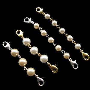 Necklace Extender, Pearl Extender Chain, Rhinestone  Necklace Lengthener, Choker Extender, Jewelry Accessories, Necklace Extension, Add-On