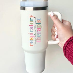 Respiratory Therapist 40oz Tumbler Personalized, Respiratory Therapist Gift For Women, Respiratory Therapist Appreciation Gift