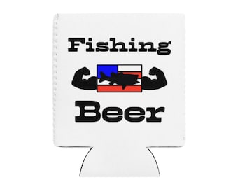 Fishing Beer Can Cooler | Funny Fishing Koozie