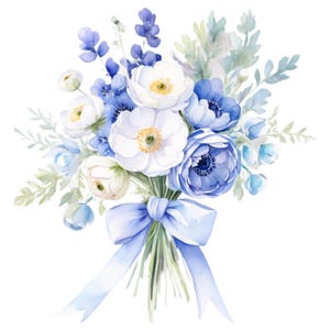 16 Buquês de Flores de Casamento PNG SVG Clipart • Gráficos de Flores de Verão para POD, Sublimação, Cartões • Pacote de Flores Silvestres JPEG • PalmDigitals