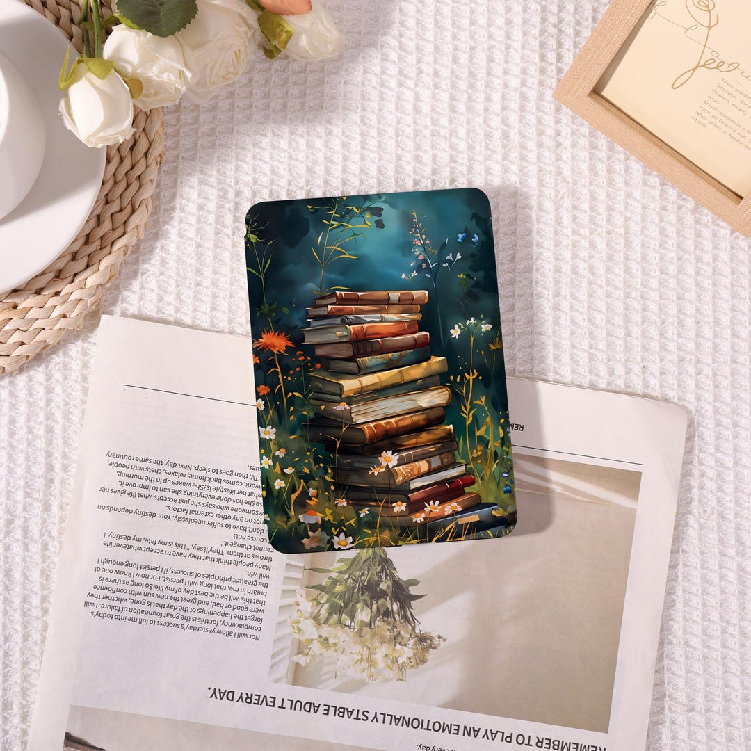 Floral Bookstack,kindle Case for Paperwhite Kindle 12/11/10th 6 ...