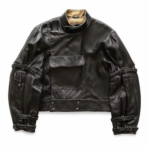 Swedish Military Leather Jacket - Etsy