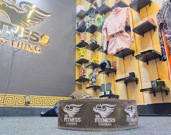 Leder-Gewichthebergürtel, Powerfalting Gym Support, Krafttraining Taille Fitness Gear