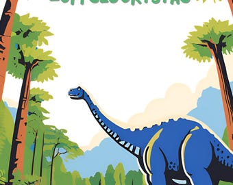 Dino Birthday Invitation | Dinosaur Birthday | Personalizable digital invitation | Instant download for boys and girls