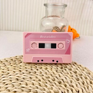 Vintage beschreibbare Kassette Phonograph Spieluhr Geburtstagskarte Wunsch Weihnachtsgeschenk Jahrestag Geburtstagsgeschenk für Bestie