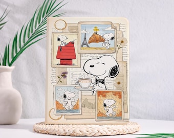 Capa fofa para iPad com compartimento para Apple Pencil, com estampa de cachorrinho, compatível com iPad Air 7 A16 2025, Pro 2024/2022, iPad 10/9/8/7ª geração, iPad Mini 6/7, tamanhos 13", 11", 10,2" e 12,9". Presente perfeito!