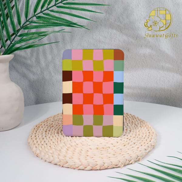 Colorful Plaid,Kindle Paperwhite Case,Personalized Kindle,Paperwhite 5/6/7 Kindle Paperwhite 6.8'' Case Kindle10/11/12th Gen,Kindle2024 Case