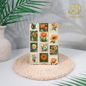 Flower Stamps,Kindle Paperwhite Case,Personalized Kindle,Paperwhite5/6/7 Kindle Paperwhite 6.8&#39;&#39; Case Kindle10/11/12th Gen,Kindle2024 Case
