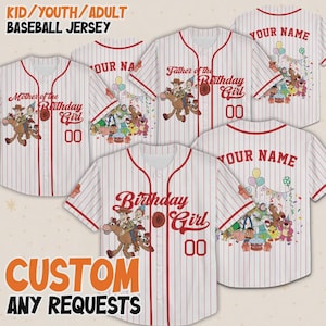 Custom Name & Number Disney Toy Story Jersey, Custom Jersey for Pixar Fan, Toy Story and Friends, Funny Birthday Toy Story Characters Jersey