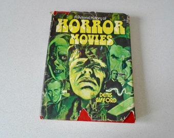1974 A Pictorial History of Horror Movies by Denis Gifford Frankenstein Dracula King Kong The Wolfman