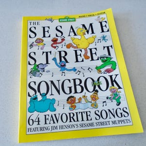 The Sesame Street Song Book Joe Raposo Jeffrey Moss Piano Vocal Guitar