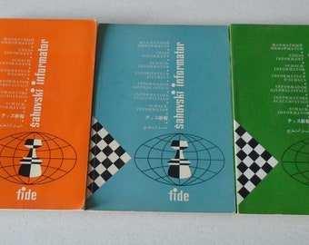 3 Volumes Chess Informant by Fide Volumes 36 1983 37 1984 38 1984 Chess Book Lot