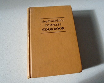 Andy Warhol Illustrations! Amy Vanderbilt's Complete Cookbook 1960s 1961