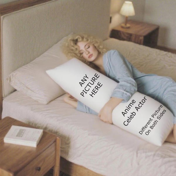 Custom Dakimakura, Anime Body Pillow Cover,Custom Body Pillowcase, Celeb Actor Body Pillow, Custom Photo Gifts, Gifts For Family NSFW