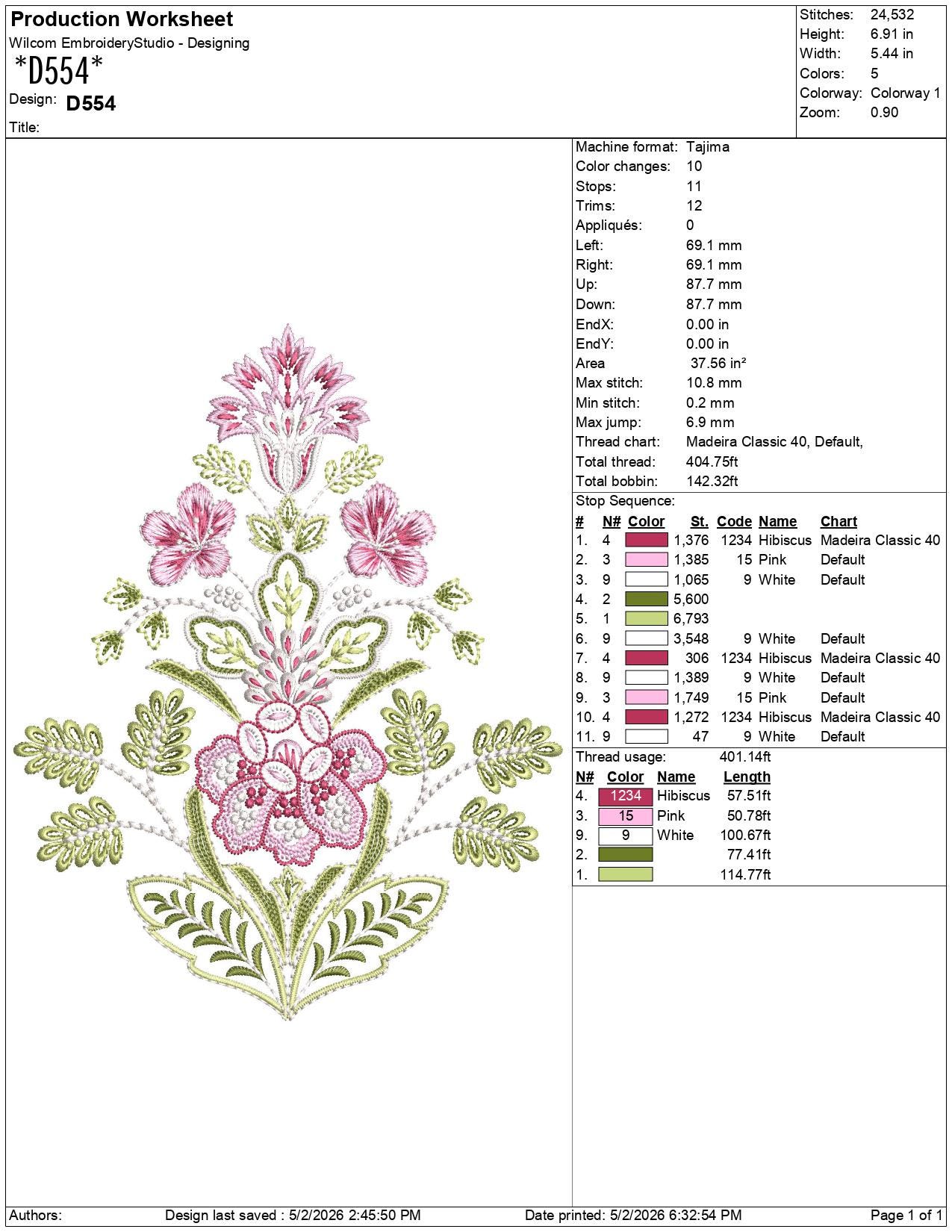 Elegant Floral Bouquet Embroidery Design | Vintage Botanical Machine ...