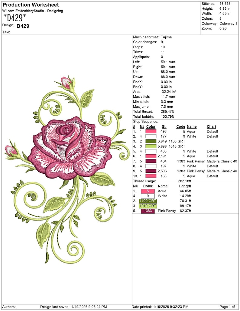 Embroidy Design Roses Elegant Rose Machine Embroidery Design | Botanical Swirls (digital File ...