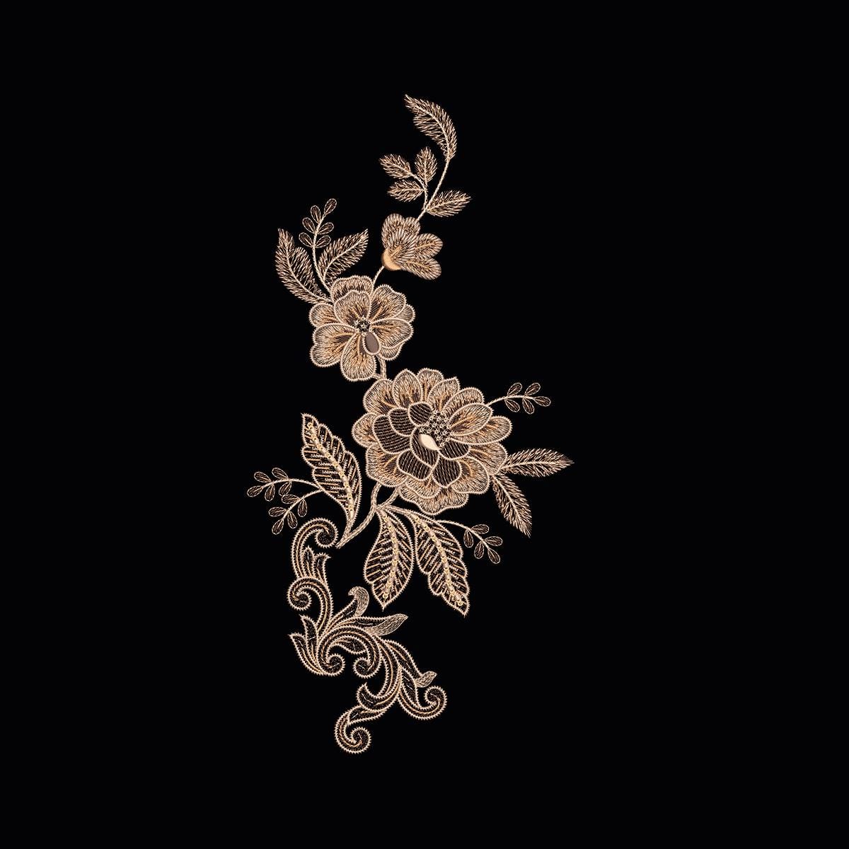 Rose Embroidery Dress - Etsy