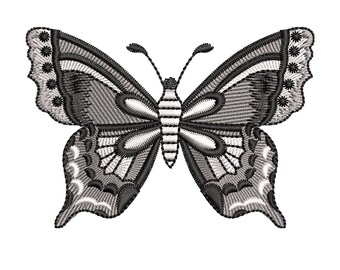 Elegant Butterfly Embroidery Design File, Vintage Lace Butterfly Motif, Machine Embroidery Pattern, Decorative Insect Art Digital Download