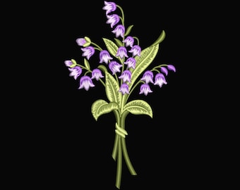 Machine Embroidery Design - Elegant Bouquet Pattern - Flowers Embroidery file - Digital Download