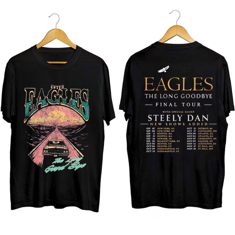 Vintage Eagles The Long Goodbye Tour 2023 Shirt, The Long Goodbye 2023 ...