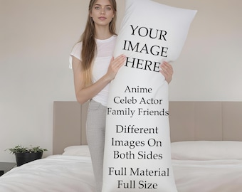 Custom Dakimakura, Anime Body Pillow Cover, Custom Body Pillowcase,  Celeb Actor Body Pillow, Custom Photo Gifts, Gifts For Family