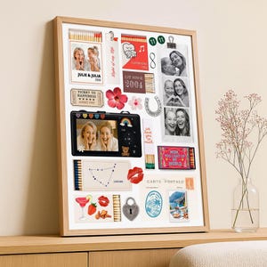 Benutzerdefinierte Streichholzschachtel Kunst zum Ausdrucken - Streichholzbrief Vorlage Download, Streichholzschachtel Drucke, Wand Kunst Display, personalisiertes Streichholzbrief Design für Wohnkultur