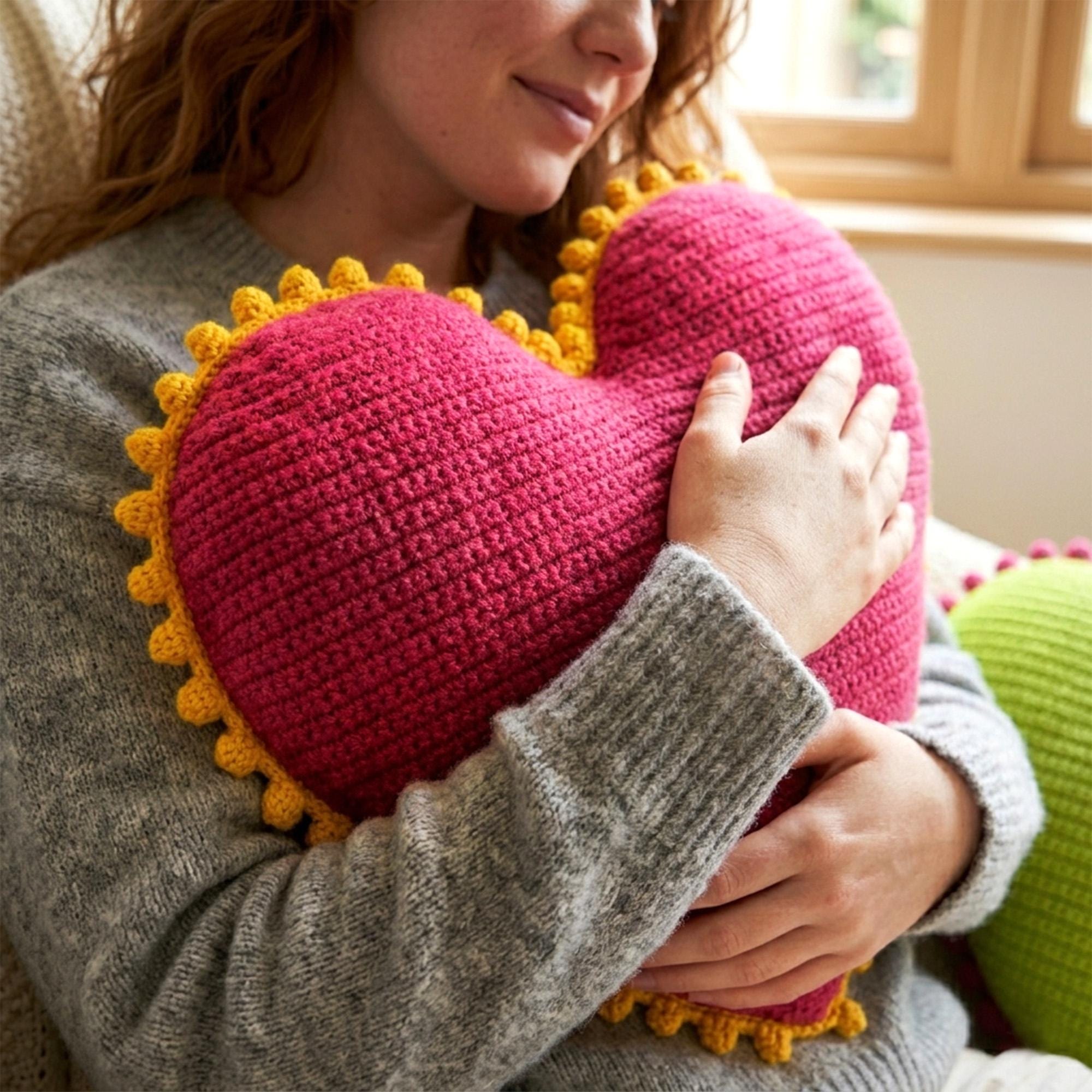 40 Heart Pillow Crochet Patterns for Cozy Home Decor and Handmade Gifts 26 Crochet Heart Pillow