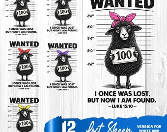 Christian PNG Lost Sheep Jesus PNG Sublimation, Funny Christian Png, Jesus Easter Christian png, Christian Woman png,Easter Bible Verse png