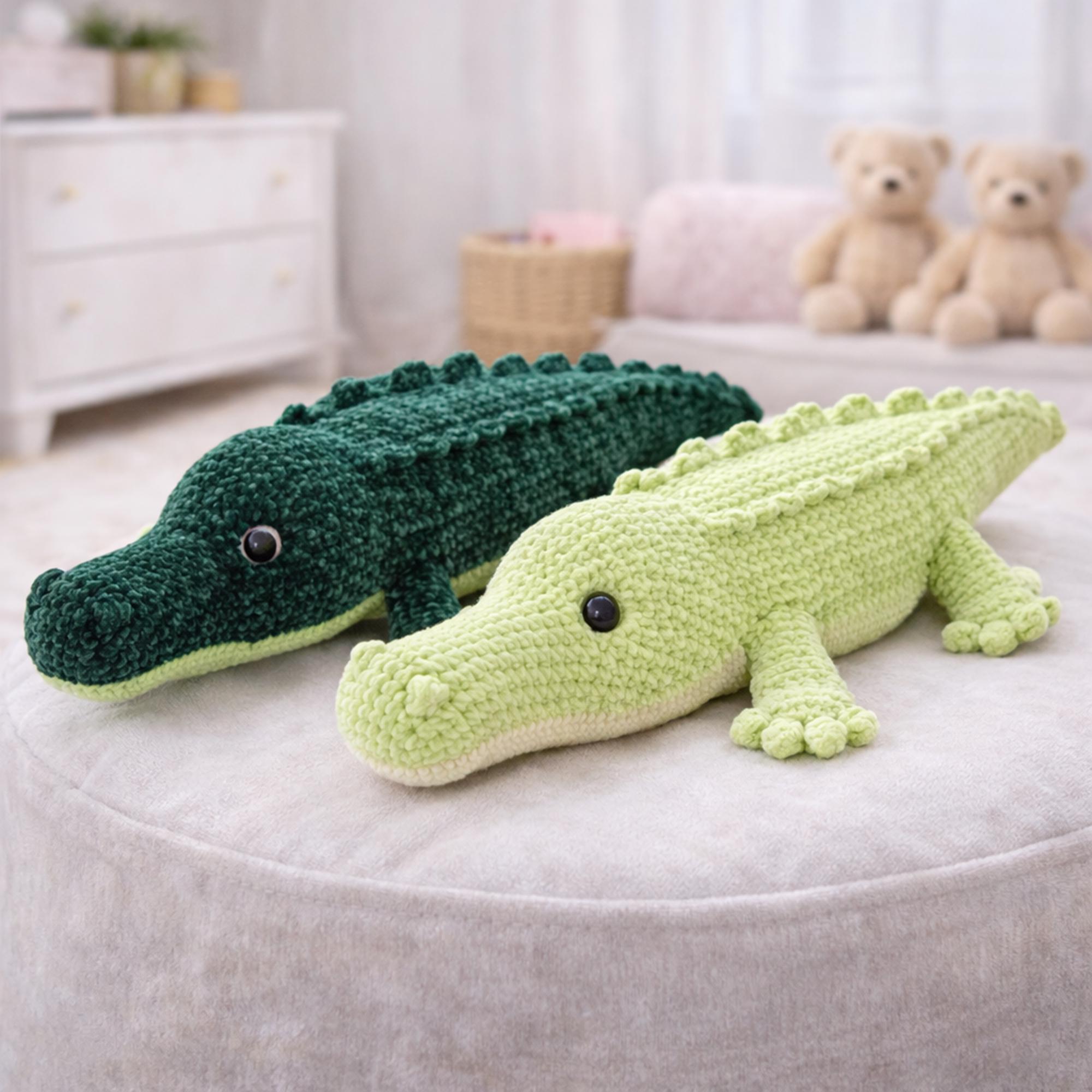 Alligator Crochet Pattern PDF, Large Amigurumi Plush Toy, Intermediate ...