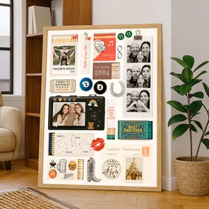 Personalisierte Streichholzschachtel Paare Benutzerdefiniertes Poster Personalisierte Jahrestag Valentinstag Geburtstagsgeschenk