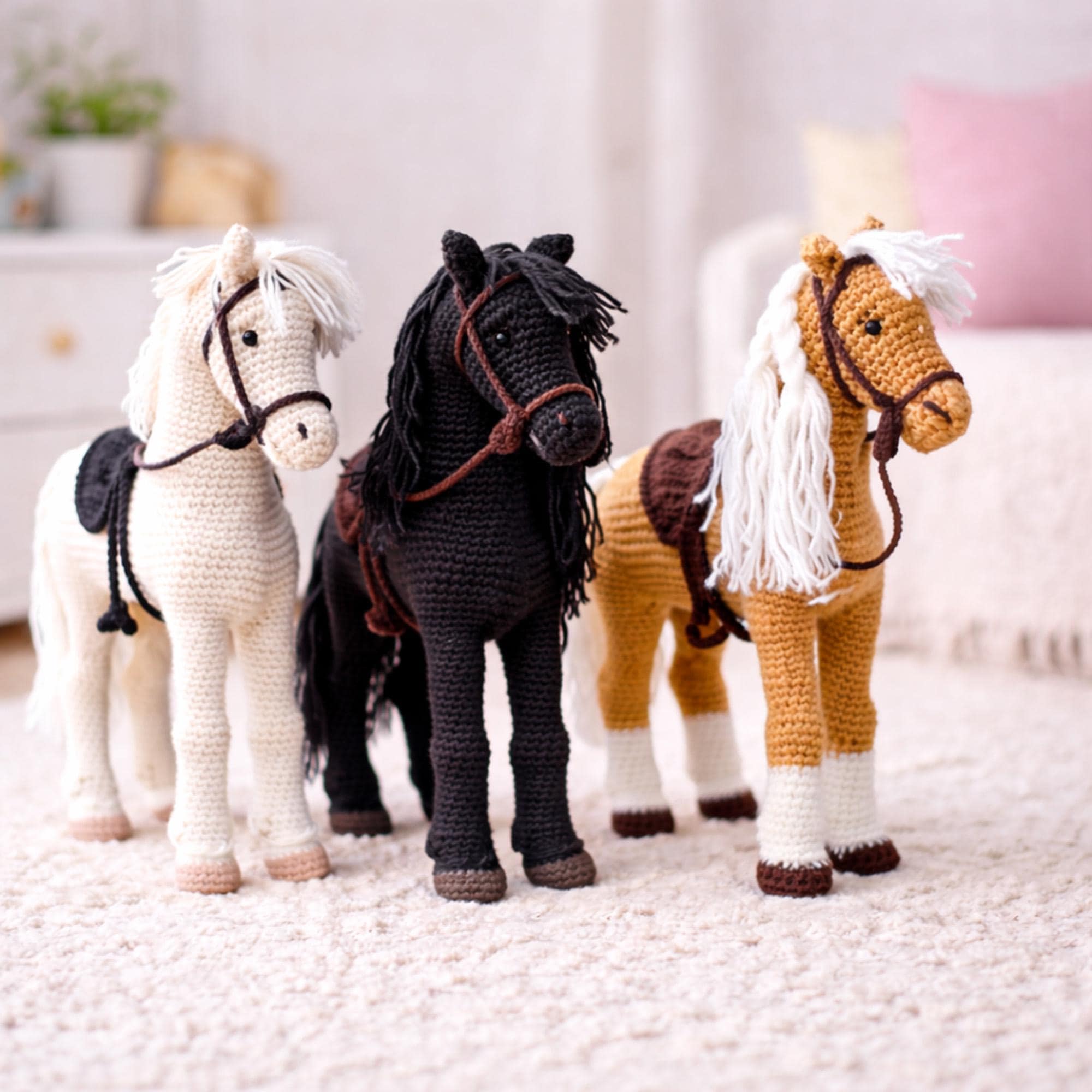 37 Horse Crochet Patterns: Amigurumi Horses, Ponies, Hobbyhorses, and More 20 Realistic Crochet Horse