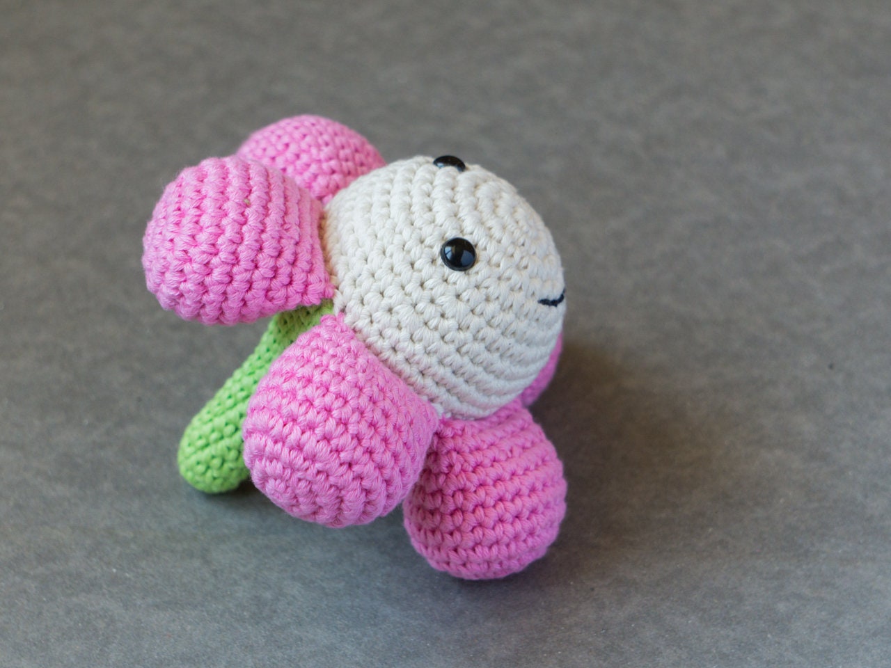 Amigurumi flower stuffed toy crochet pattern pdf tutorial | Etsy
